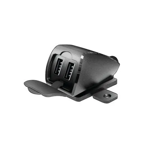 38827 Usb-Fix Trek 2, podwójna, wodoodporna ładowarka USB mocowana na śruby lub na taśmie - Ultra Fast Charge - 5400 mA - 12/24 Wysoka jakość