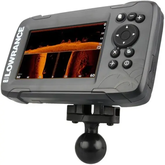 Adapter montażowy z głowicą obrotową o średnicy 1.5" do echosondy Lowrance serii Hook². Tani