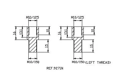 Adapter lusterek PUIG Hi-Tech do owiewek (9271N, prawy) Bezpieczne zakupy