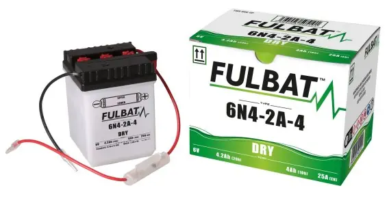 Akumulator FULBAT 6N4-2A-4 (suchy, obsługowy, kwas w zestawie) Wysoka jakość
