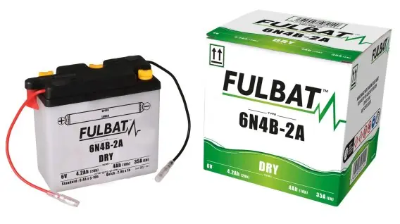 Akumulator FULBAT 6N4B-2A (suchy, obsługowy, kwas w zestawie) Kup online