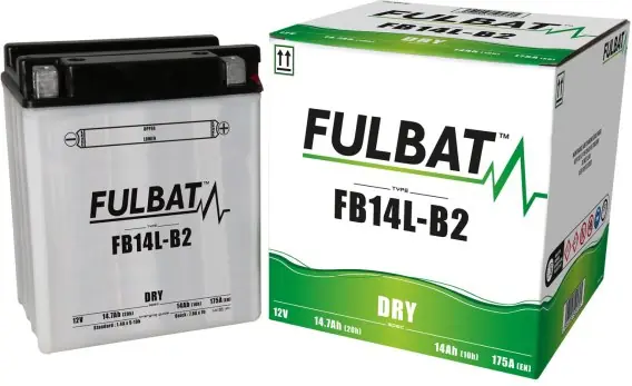Akumulator FULBAT YB14L-B2 (suchy, obsługowy, kwas w zestawie) Do wyczerpania zapasów