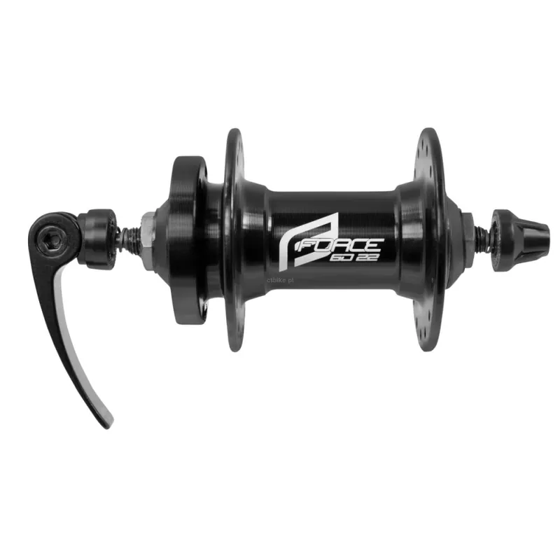 Taniej FORCE 6D-22 Piasta przednia DISC 32H czarna 804332