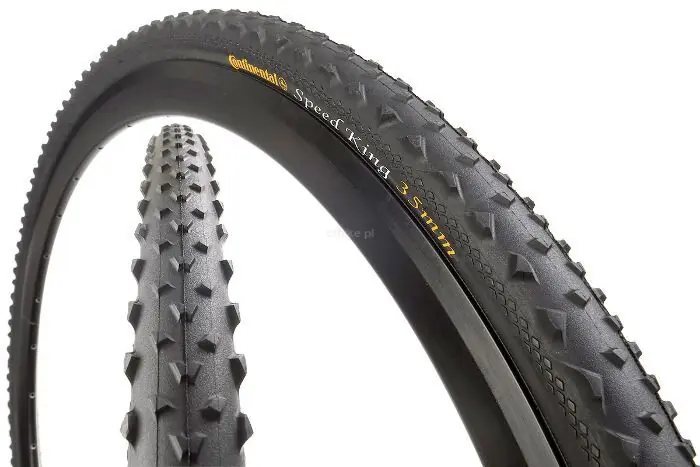 CONTINENTAL SPEED KING CROSS opona rowerowa terenowa drutowa 700x35C czarna Kup teraz