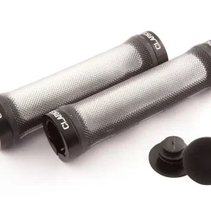 CLARK‘S CLO-309T LOCK-ON chwyty kierownicy 130mm czarno-przeźroczyste klamry aluminiowe Hit cenowy