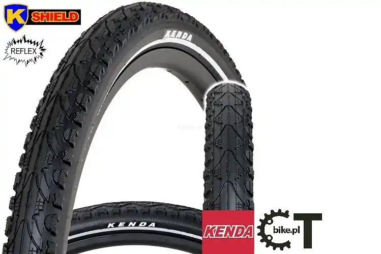 OPONA KENDA 700 X 35C (28" X 1,40) K935 KHAN 30 TPI K-Shield REFLEX antyprzebiciowa trekkingowa drutowa czarna Dodaj do koszyka