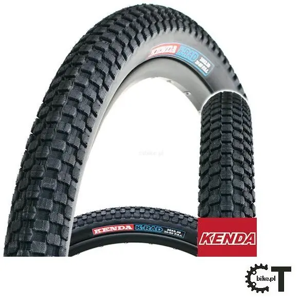 Nie przegap KENDA K905 K-RAD 20x1.95 opona rowerowa uniwersalna zwijana 60 TPI czarna
