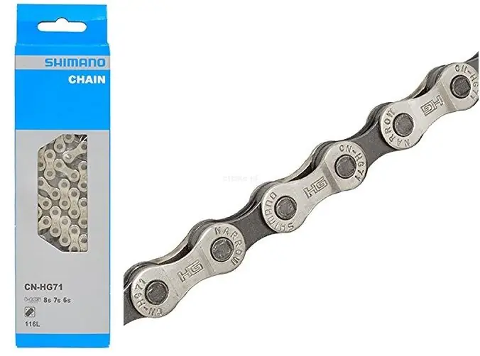 Wysoka jakość SHIMANO CN HG71 Łańcuch 6/7/8 rz. 116 ogniw z pinem BOX