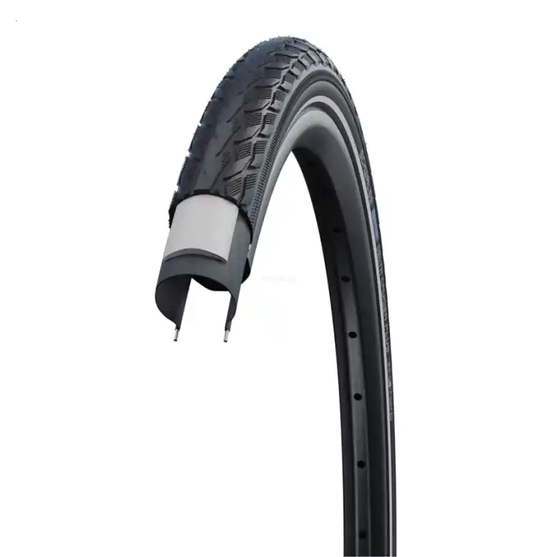 SCHWALBE DELTA CRUISER PLUS 700x38C; 28x1.50 Puncture Guard TS Active Line opona rowerowa drutowa czarna REFLEX Ostatnia szansa