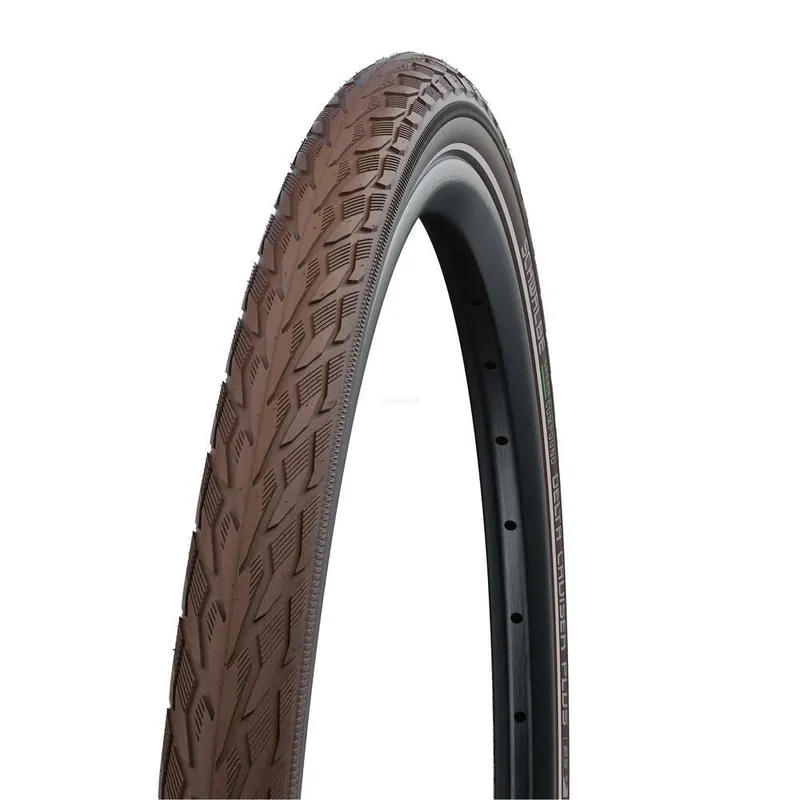 Ograniczona ilość SCHWALBE Delta Cruiser Plus 700x35C 28x1.40 opona drutowa brązowa reflex