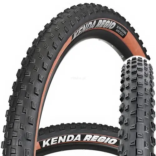 Szybka wysyłka KENDA K1256 Regio 29x2.40 opona drutowa MTB 30TPI brązowy bok