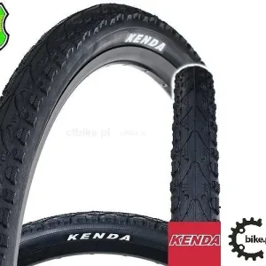 Tani OPONA KENDA 700 x 40C (28" X 1,60) K935 KHAN 60 TPI K-Shield Plus antyprzebiciowa trekkingowa drutowa czarna