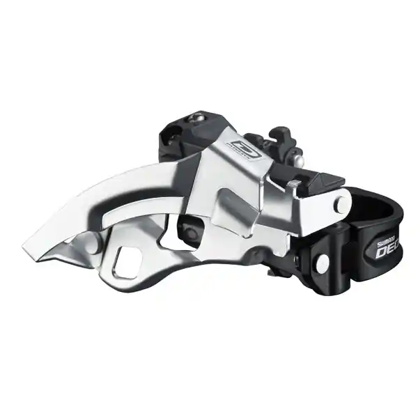 SHIMANO DEORE FD-M610 TOP SWING śr. 28,6/31.8/34.9mm przerzutka przednia srebrna Popularny