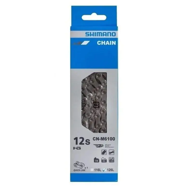 SHIMANO Deore CN M6100 łańcuch rowerowy 12 rzędowy 138 ogniw + spinka Tylko dziś