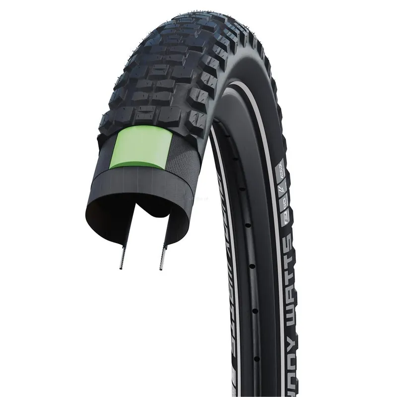 Wysoka jakość SCHWALBE Johnny Watts LR 29 x 2.35 opona rowerowa drutowa czarna