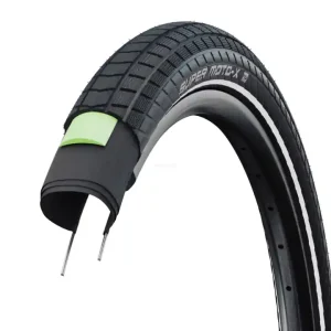 SCHWALBE Super Moto-X 20x2.80 opona drutowa DD czarna reflex Premium