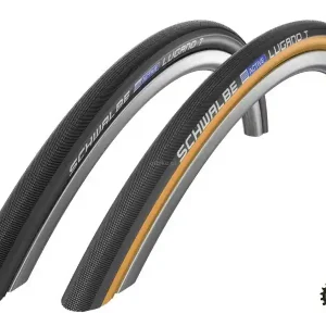 SCHWALBE LUGANO T Active Line 700x22C opono-dętka szytka rowerowa szosowa czarno-beżowa Promocja