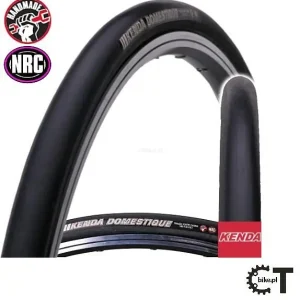 OPONO-DĘTKA ROWEROWA KENDA DOMESTIQUE 220 TPI NRC 700 x 22C SZYTKA CZARNA Promocja
