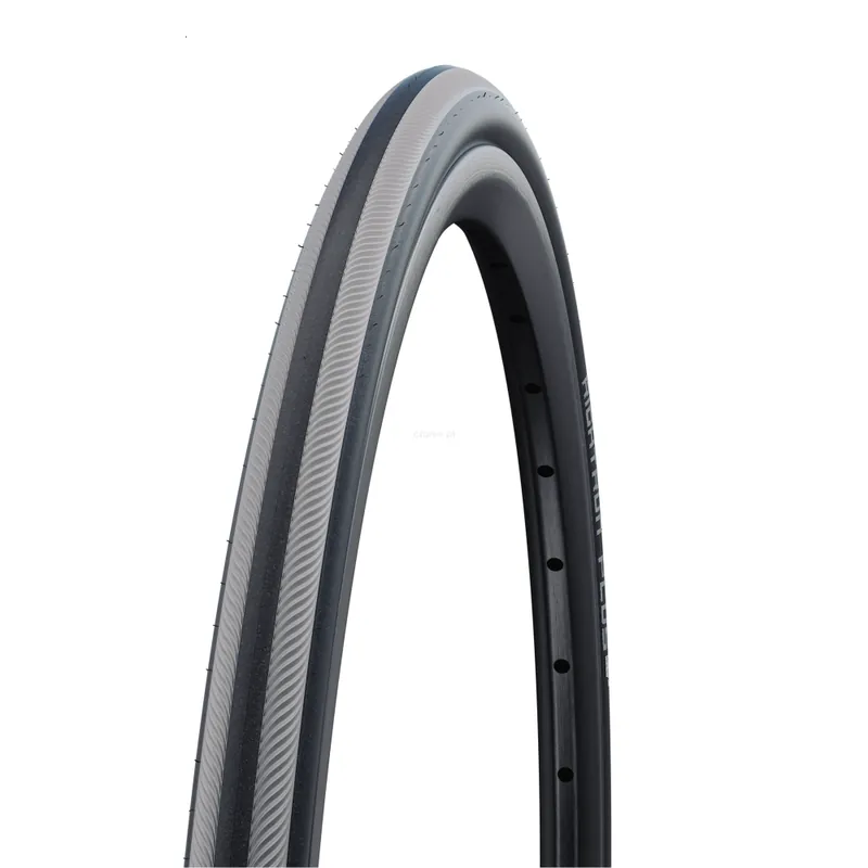 Premium SCHWALBE Rightrun plus 24x1.00 opona do wózka inwalidzkiego czarno-szara