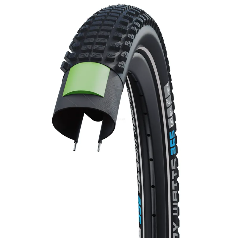 Zamów teraz SCHWALBE Johnny Watts 365 4-Season 27,5 x 2.60 opona rowerowa czarna