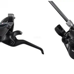 Bezpieczne zakupy SHIMANO ST-EF505/BR-MT200 Zestaw hamulec hydrauliczny przód i klamkomanetka lewa 3 rz.