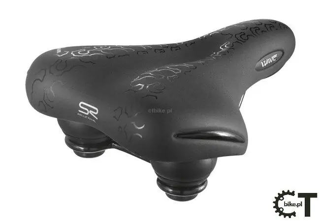 SELLE ROYAL PREMIUM MODERATE WAVE 60st. 5113 Siodło rowerowe męskie żelowe elastomery Łatwy zwrot