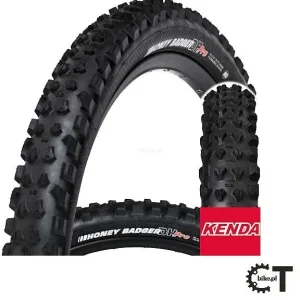 KENDA K1127 27,5x2.40 HONEY BADGER DH PRO KEVLAR 120 TPI DH-DTC opona rowerowa terenowa zwijana czarna Oferta czasowa