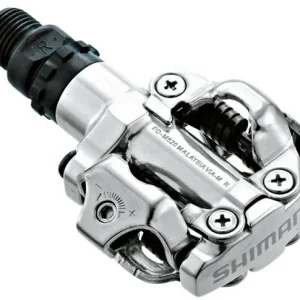 Tylko do końca tygodnia SHIMANO PD-M520 pedały rowerowe MTB SPD z blokami srebrne