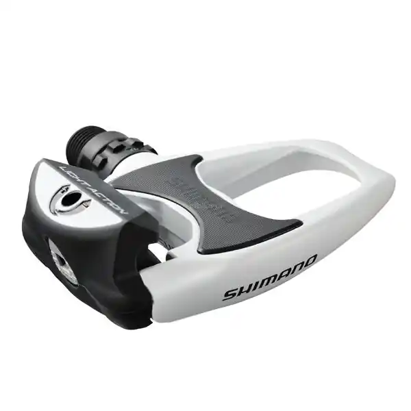 Popularny SHIMANO 105 PD-R540-LA pedały rowerowe szosowe SPD SL z blokami białe lżejsze
