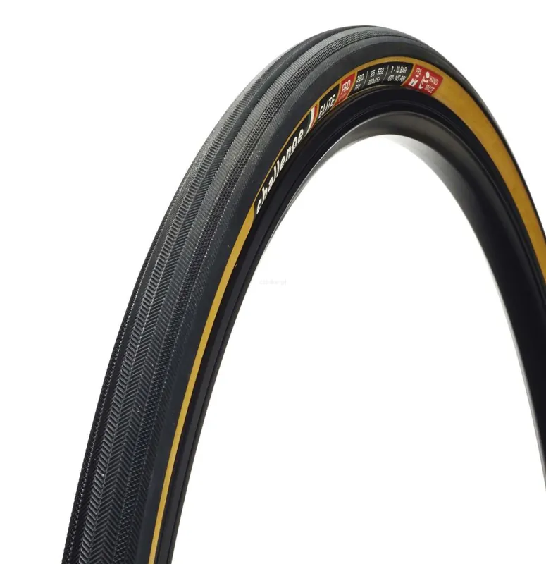 CHALLENGE ELITE OPEN TUB 700"x25C, 260 TPI czarno-kremowa Ograniczona ilość