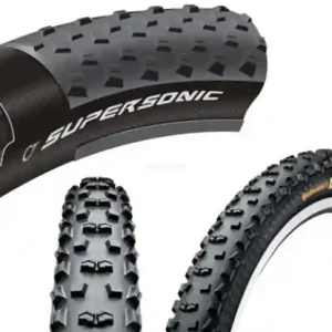 Hit sprzedaży Continental-MOUNTAIN KING SUPERSONIC opona MTB czarna zwijana
