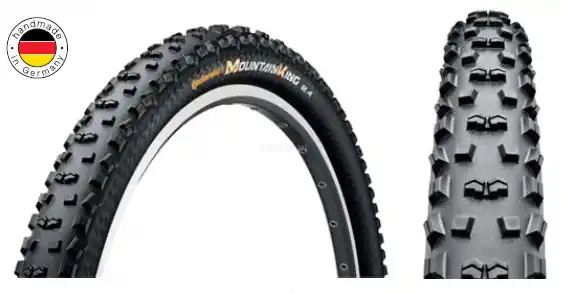 Taniej Continental-MOUNTAIN KING II UST opona MTB czarna zwijana