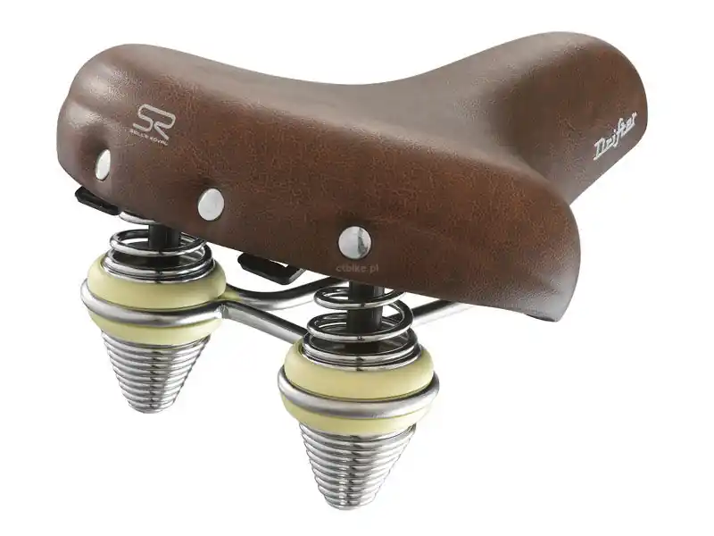 Promocja SELLE ROYAL PREMIUM RELAXED 90st. DRIFTER MEDIUM BROWN Siodło unisex żelowe sprężyny