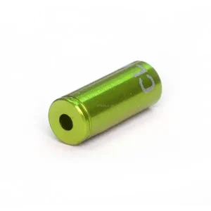 CLARK‘S końcówka pancerza hamulca 5mm CNC aluminium 100szt zielone Ekspresowa dostawa