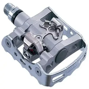 Nowość SHIMANO PD-M324 pedały rowerowe turystyczne SPD z blokami srebrne
