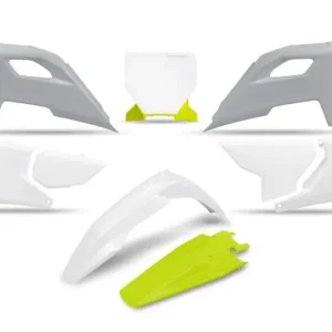 Bezpieczna płatność UFO 2024/11 KOMPLET PLASTIKÓW HUSQVARNA TC 125 / 250 ‘23-‘24, FC 250 / 350 / 450 ‘23-‘24, FX 350 / 450 ‘23-‘24, TX 300 ‘24, KOLOR OEM ‘24 ( BIAŁY / ŻÓŁTY ) (PRZEDŁUŻONA TABLICA NA NUMER STARTOWY)