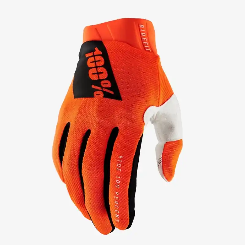 100 PROCENT RĘKAWICE CROSS/ENDURO RIDEFIT FLUO ORANGE KOLOR POMARAŃCZOWY FLUO ROZMIAR 2XL Dostępne od ręki