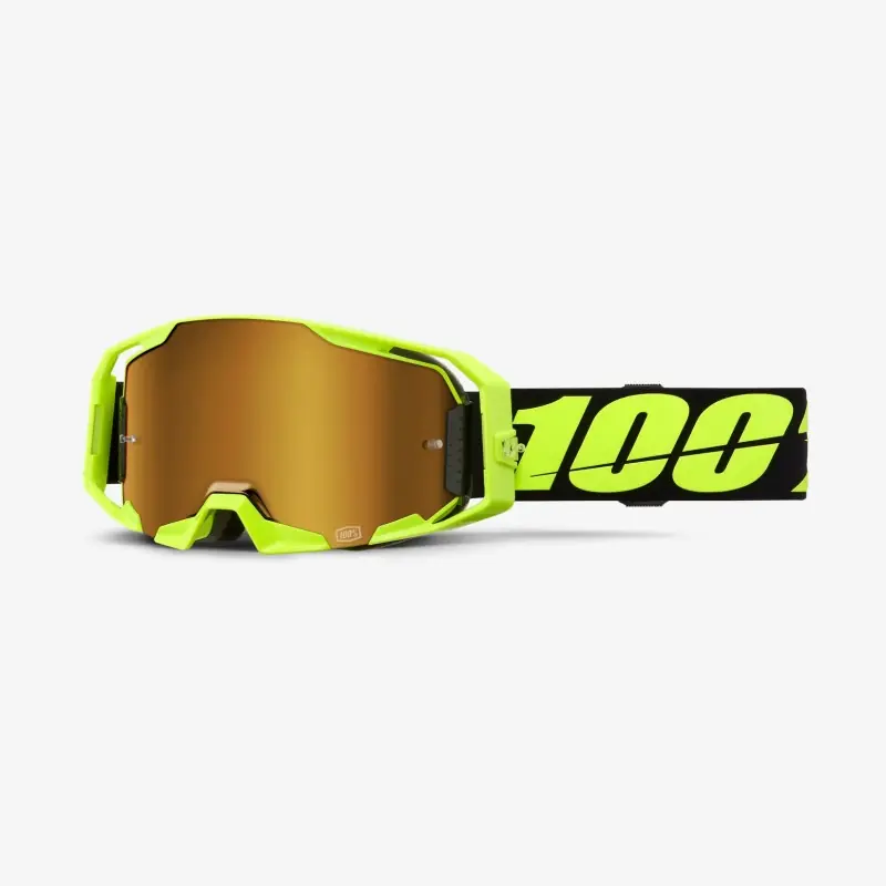 100 PROCENT GOGLE ARMATIC NEON YELLOW - MIRROR TRUE GOLD LENS - KOLOR ŻÓŁTY FLUO/CZARNY SZYBA ZŁOTE LUSTRO Zamów teraz