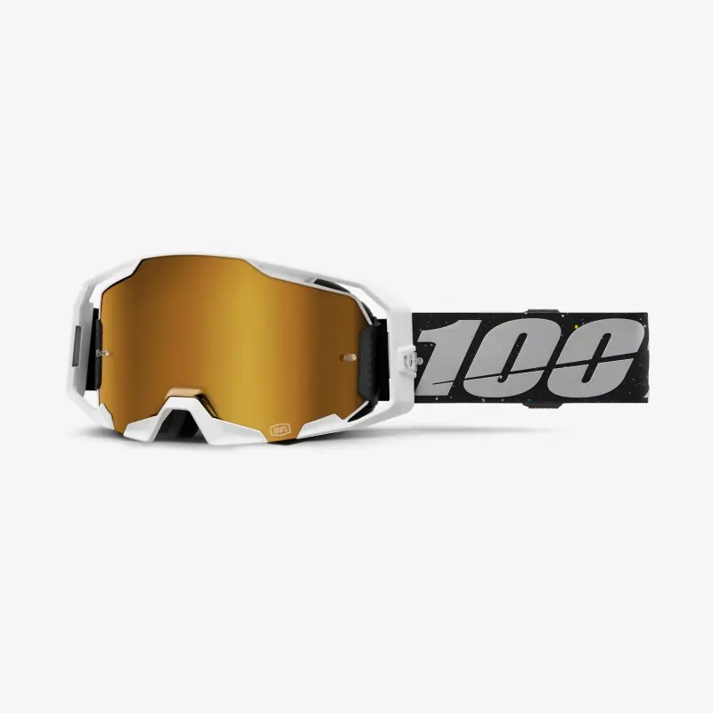 100 PROCENT GOGLE ARMATIC RAPIDRACER - MIRROR TRUE GOLD LENS - KOLOR SZARY/CZARNY SZYBA ZŁOTE LUSTRO Taniej