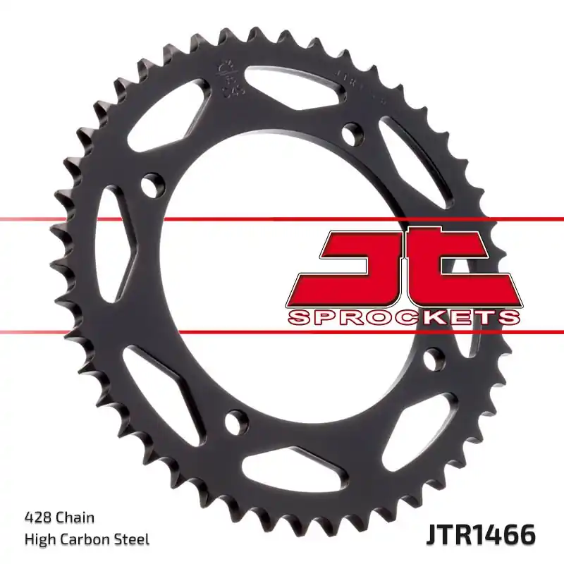 Ostatnie sztuki JT ZĘBATKA TYLNA 4656 47 KAWASAKI KX 65 ‘02-‘15, KLX 125 ‘10-‘14 (465647JT) (ŁAŃC. 428)