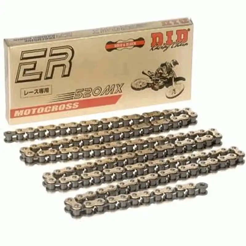 Popularny DID ŁAŃCUCH NAPĘDOWY 520MX-1 ZŁOTY (OGNIWO) CROSS ULTRA BEZ O-RINGÓW
