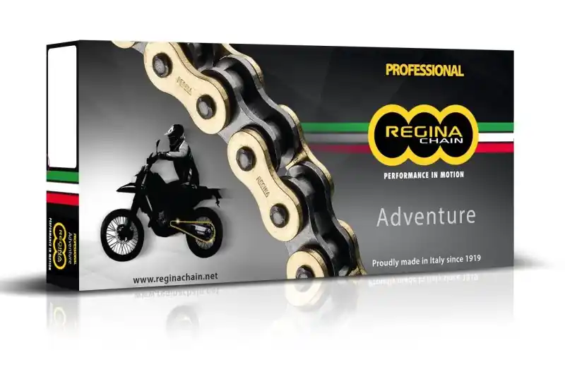 REGINA ŁAŃCUCH NAPĘDOWY 520ZRE (116 OGNIW) Z-RING ENDURO DO 650CCM (ZŁOTY) (ZAPINKA+ZAKUWKA PEŁNA+ ZAKUWKA DRĄŻONA) (135ZRE/1006) Obniżka ceny