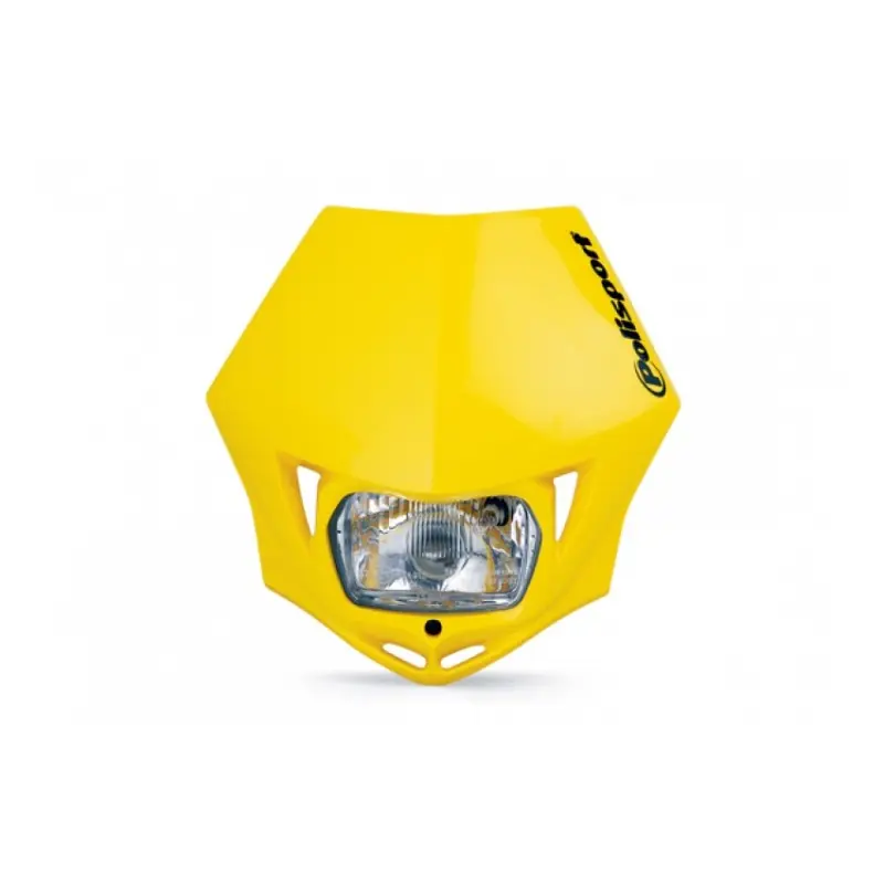 POLISPORT PROMOCJA LAMPA PRZEDNIA MODEL MMX (ŻARÓWKA ZWYKŁA) KOLOR ŻÓŁTY Bestseller