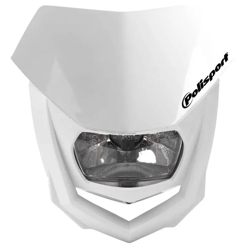 POLISPORT PROMOCJA LAMPA PRZEDNIA MODEL HALO (ŻARÓWKA HALOGENOWA) KOLOR BIAŁY Cena promocyjna