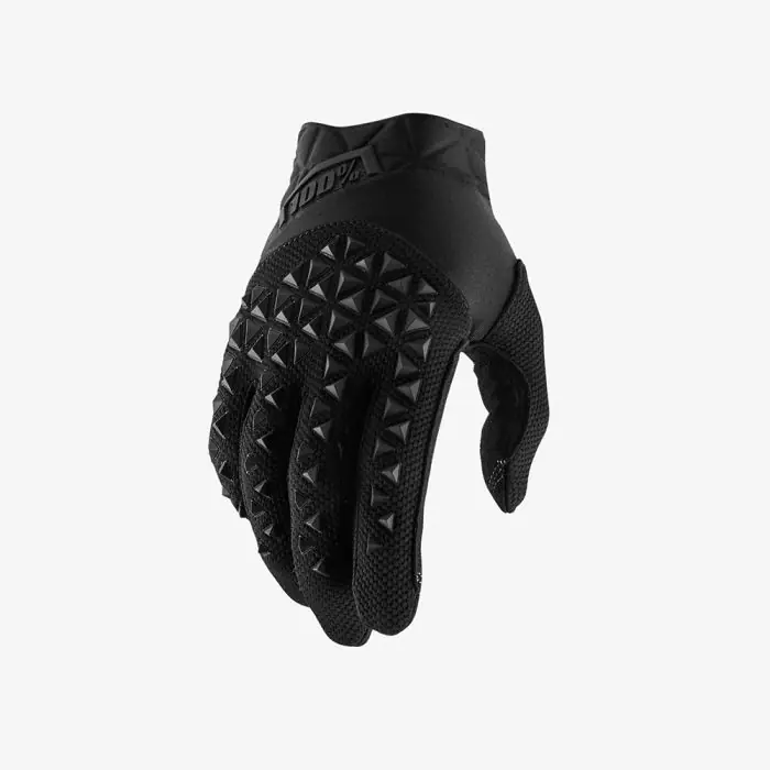 100 PROCENT RĘKAWICE CROSS/ENDURO/MTB AIRMATIC BLACK/CHARCOAL KOLOR CZARNY ROZMIAR XL - OFERTA SPECJALNA Taniej