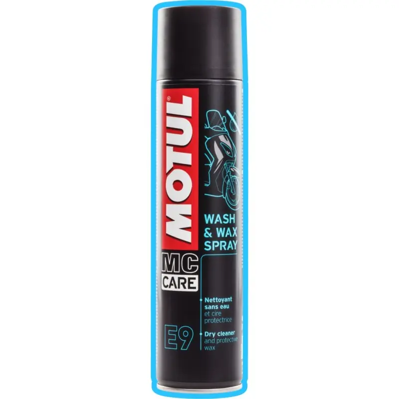 Zamów teraz MOTUL E9 WASH WAX SPRAY 400ML (CZYSZCZENIE I OCHRONA LAKIERU)