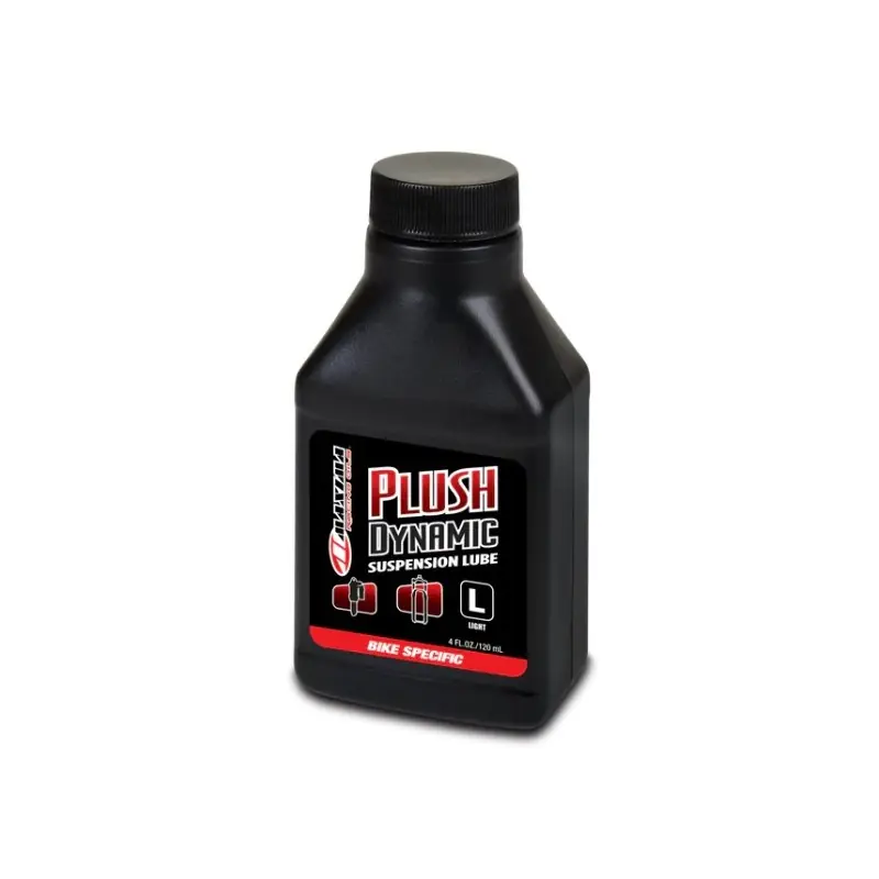 Ekspresowa dostawa MAXIMA RACING OILS OLEJ DO AMORTYZATORÓW ROWEROWYCH PLUSH DYNAMIC LIGHT (NEW PRODUCT) 120 ML (AKC)