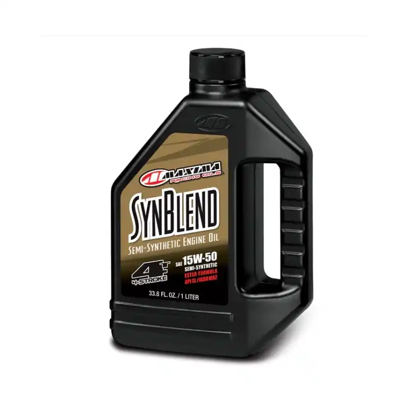 Nowy MAXIMA RACING OILS OLEJ SILNIKOWY PÓŁSYNTETYCZNY SYN BLEND ESTER 15W50 1 LITR (12) (AKC)