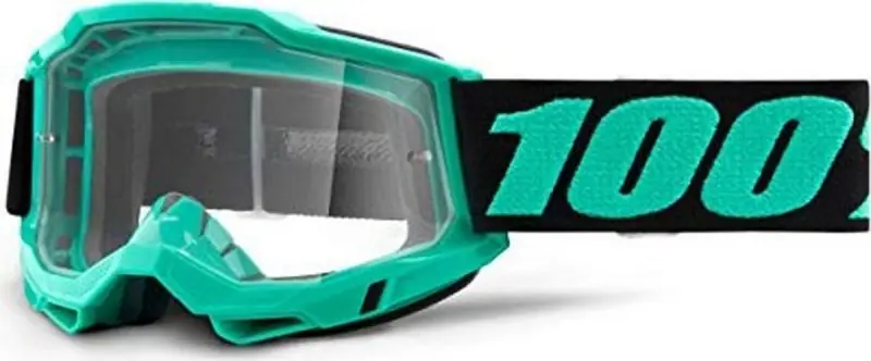 100 PROCENT GOGLE ACCURI 2 TOKYO - CLEAR LENS - KOLOR SELEDYNOWY/CZARNY SZYBKA PRZEŹROCZYSTA Nowość