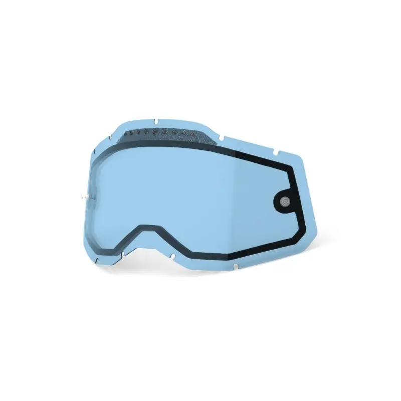 100 PROCENT RC2/AC2/ST2 REPLACEMENT LENS - VENTED DUAL PANE BLUE, SZYBA/SZYBKA/SZYBKA DO GOGLI RACECRAFT 2/ACCURI 2/STRATA2 PODWÓJNA WENTYLOWANA KOLOR NIEBIESKI STARY KOD 51008-607-01 Bezpieczne zakupy